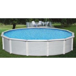 Blue Wave Samoan 15x52 Steel Pool Kit with 8" Toprail - Round NB1641