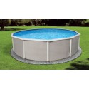 Blue Wave Belize 21' Round 48" Deep Steel Pool Kit - With 6" Toprails (NB2506)