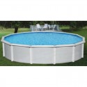 Blue Wave Samoan 24' Round 52" Deep Steel Pool Kit with 8" Toprail (NB1644)