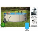 Blue Wave 12' Round 48" Blue Lagoon Pool Kit (NB1061)