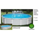 Blue Wave Samoan 24' Round 52" Deep Steel Pool Kit with 8" Toprail (NB1644)