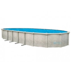 Tahitian 18' x 33' Oval 54" Steel Wall Pool With Resin Toprail And S.S. Panel (NB1208)