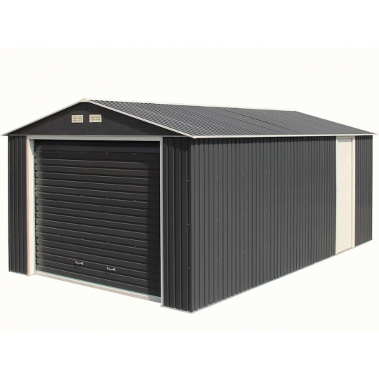 DuraMax 12x20 Gray Metal Storage Garage Building Kit (50951)