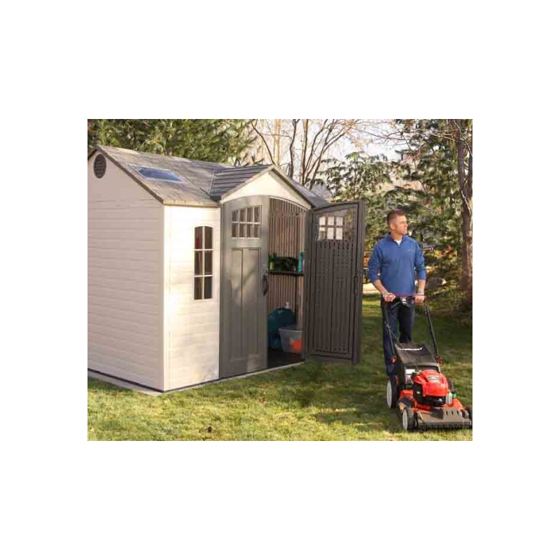 Lifetime 60243 10 x 8 Ft. Outdoor Storage Shed : : Patio